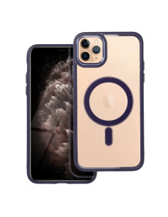 COLOR EDGE MAG COVER case compatible with MagSafe for IPHONE 11 Pro Max deep purple
