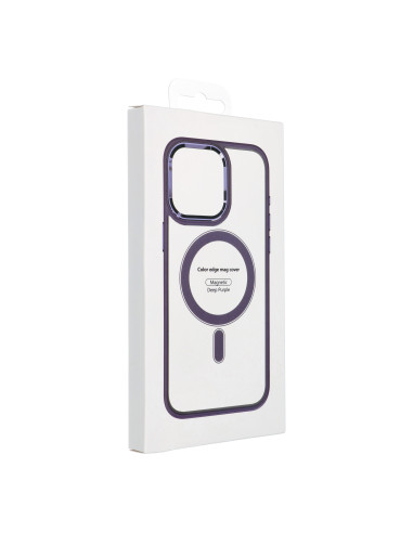 COLOR EDGE MAG COVER case compatible with MagSafe for IPHONE 11 Pro Max deep purple