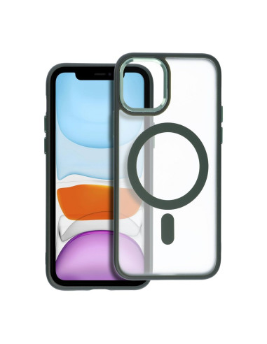 MATTE MAG COVER case compatible with MagSafe for IPHONE 11 Pro green