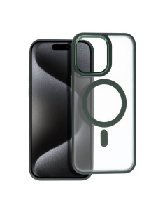 Coque MAG MATTE compatible avec MagSafe pour IPHONE 15 Pro Max vert