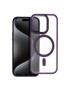 Coque MAG COVER MATTE compatible avec MagSafe pour IPHONE 15 Pro violet