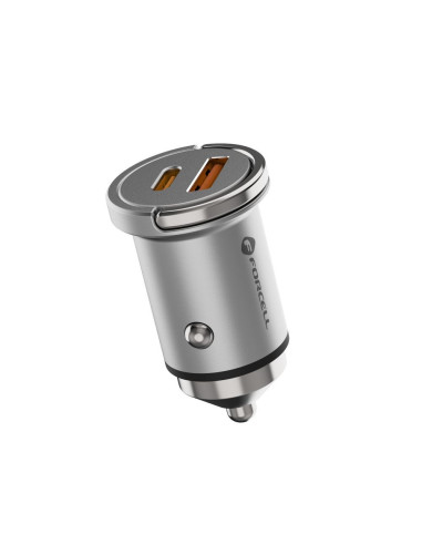 FORCELL F-ENERGY Mini chargeur de voiture Type C PD30W + USB QC3.0