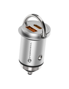 FORCELL F-ENERGY Mini chargeur de voiture Type C PD20W + USB QC3.0 2