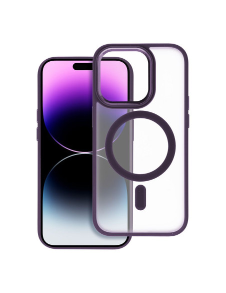 MATTE MAG COVER case compatible with MagSafe for IPHONE 11 Pro purple
