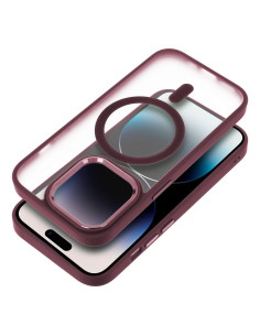 MATTE MAG COVER compatible avec MagSafe pour IPHONE 13 Pro Max rouge