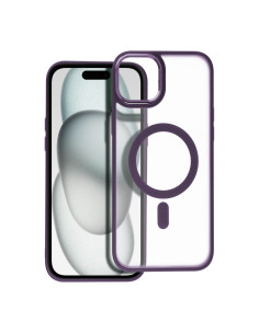 Coque MAG COVER MATTE compatible avec MagSafe pour IPHONE 15 Plus violet