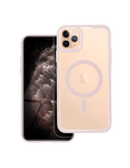COLOR EDGE MAG COVER compatible avec MagSafe pour IPHONE 11 Pro Max rose