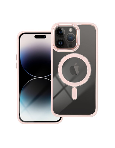 COLOR EDGE MAG COVER compatible avec MagSafe pour IPHONE 14 Pro Max rose