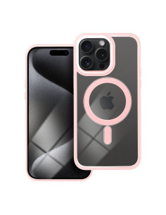 COLOR EDGE MAG COVER compatible avec MagSafe pour IPHONE 15 Pro Max rose