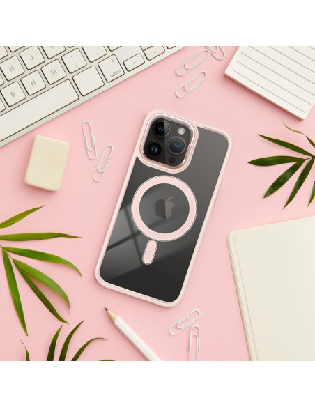 COLOR EDGE MAG COVER compatible avec MagSafe pour IPHONE 15 Plus Coque