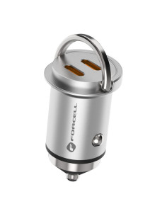 FORCELL F-ENERGY Mini chargeur de voiture 2 x Type C PD30W 2