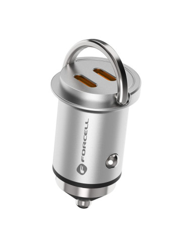 FORCELL F-ENERGY Mini chargeur de voiture 2 x Type C PD30W