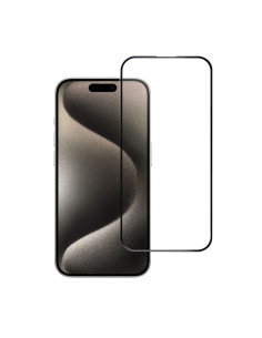 VERRE TREMPE Blue Star 5D- APP IPHO 15 Pro Full Cover (full glue) NOIR