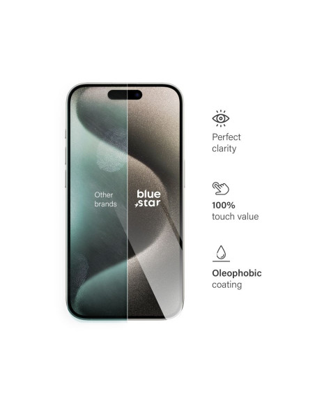 VERRE TREMPE Blue Star- APP IPHO 15 Pro