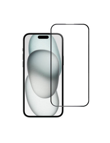 VERRE TREMPE Blue Star 5D- APP IPHO 15/16 Plus Full Cover (full glue) NOIR