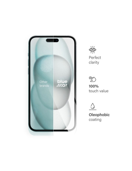 VERRE TREMPE Blue Star- APP IPHO 15/16