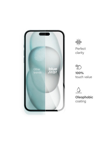 VERRE TREMPE Blue Star- APP IPHO 15/16 Plus