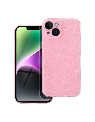 Coque transparente 2mm BLINK pour IPHONE 14 rose