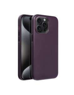 Coque MAG COVER en cuir compatible avec MagSafe pour IPHONE 15 Pro Max violet foncé 2