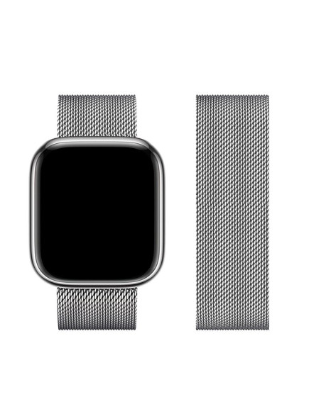 FORCELL F-DESIGN FA03 Bracelet pour APPLE Watch 38 / 40 / 41 mm argenté