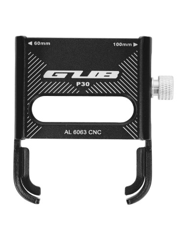 Porte-vélos GUB pour guidon P30 Aluminium noir