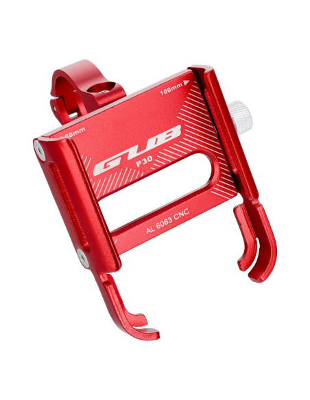 Porte-vélos GUB pour guidon P30 Aluminium rouge
