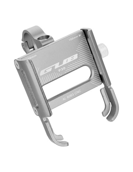 Porte-vélos GUB pour guidon P30 Aluminium argenté