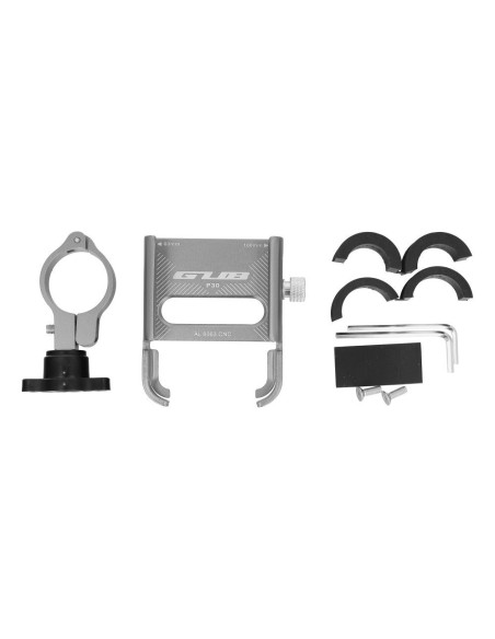 Porte-vélos GUB pour guidon P30 Aluminium argenté