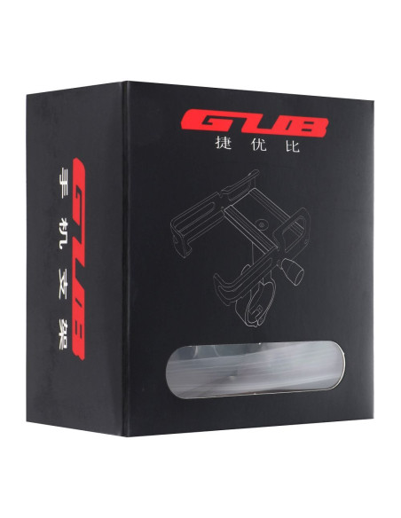 Porte-vélos GUB pour guidon P30 Aluminium argenté
