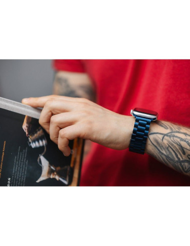 FORCELL F-DESIGN FA10 Bracelet pour Apple Watch 38/40/41mm bleu
