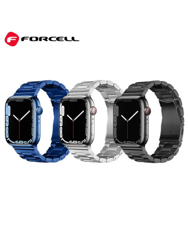FORCELL F-DESIGN FA10 Bracelet pour Apple Watch 38/40/41mm bleu