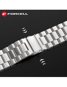 FORCELL Bracelet F-DESIGN FA10 pour APPLE Watch 38 / 40 / 41 mm argenté 2