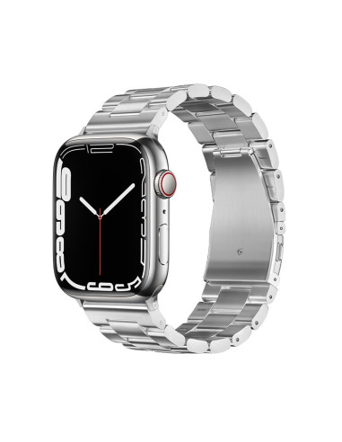FORCELL F-DESIGN FA10 Bracelet pour Apple Watch 42/44/45/49mm argenté