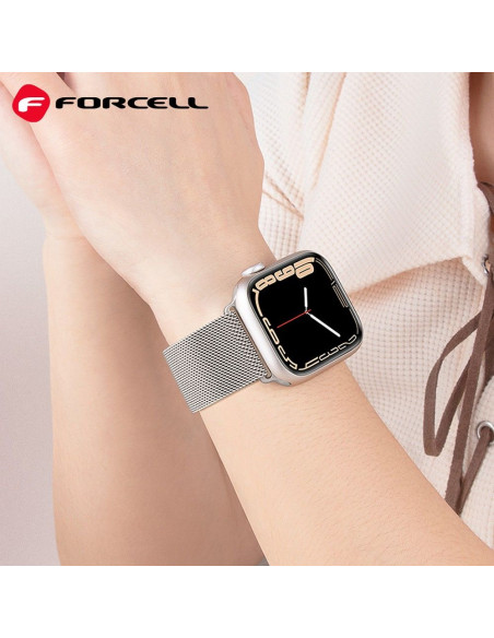 FORCELL Bracelet F-DESIGN FA03 pour APPLE Watch 38 / 40 / 41 mm or
