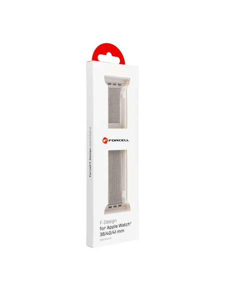 FORCELL Bracelet F-DESIGN FA03 pour APPLE Watch 38 / 40 / 41 mm or