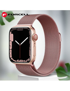 FORCELL F-DESIGN FA03 Bracelet pour Apple Watch 42/44/45/49mm rose 2