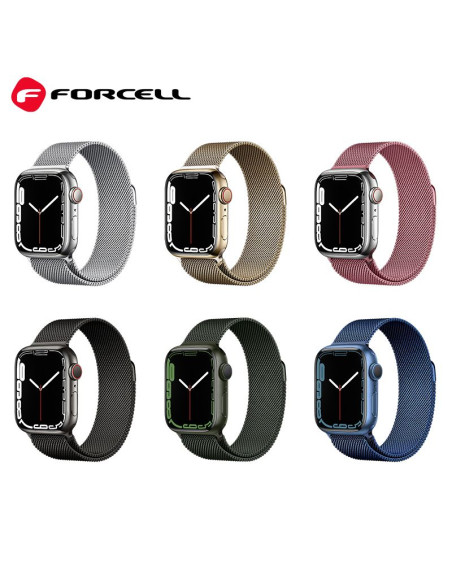 FORCELL F-DESIGN FA03 Bracelet pour Apple Watch 42/44/45/49mm rose