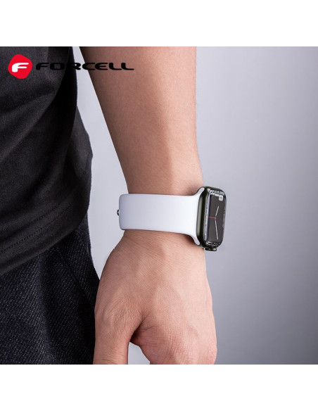 FORCELL F-DESIGN FA01 Bracelet pour APPLE Watch 38 / 40 / 41 mm blanc