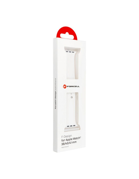 FORCELL F-DESIGN FA01 Bracelet pour APPLE Watch 38 / 40 / 41 mm blanc