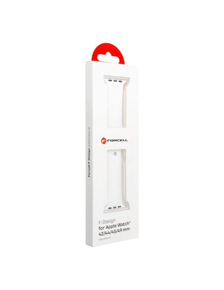 FORCELL F-DESIGN FA01 Bracelet pour APPLE Watch 42 / 44 / 45 / 49 mm blanc