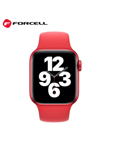 FORCELL F-DESIGN FA01 Bracelet pour APPLE Watch 38 / 40 / 41 mm rouge