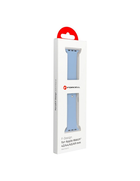 FORCELL F-DESIGN FA01 Bracelet pour APPLE Watch 42 / 44 / 45 / 49 mm bleu