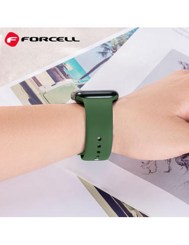 FORCELL F-DESIGN FA01 Bracelet pour APPLE Watch 42 / 44 / 45 / 49 mm vert