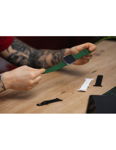 FORCELL F-DESIGN FA01 Bracelet pour APPLE Watch 42 / 44 / 45 / 49 mm vert