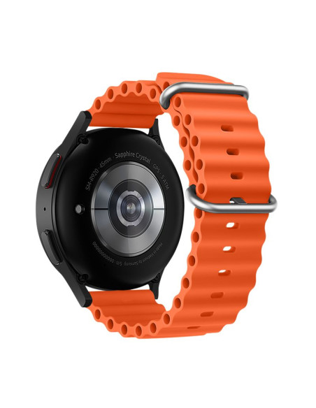 FORCELL Bracelet F-DESIGN FS01 pour SAMSUNG Watch 22 mm orange