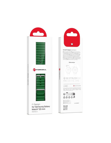 FORCELL F-DESIGN FS01 strap for SAMSUNG Watch 22 mm green