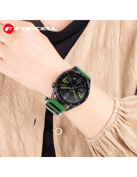 FORCELL F-DESIGN FS01 strap for SAMSUNG Watch 22 mm green
