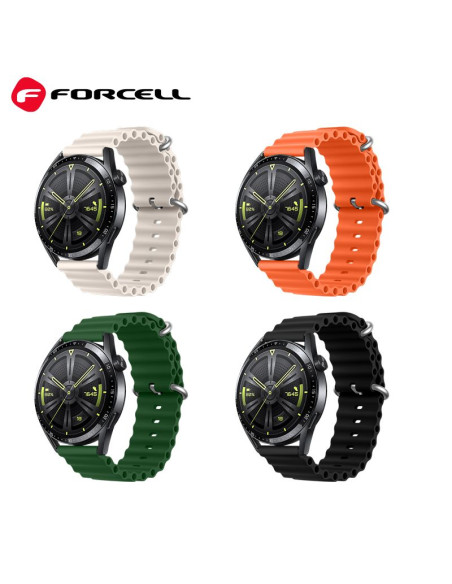 FORCELL F-DESIGN FS01 strap for SAMSUNG Watch 22 mm green
