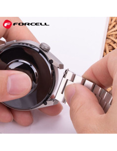 FORCELL Bracelet F-DESIGN FS06 pour SAMSUNG Watch 20 mm argenté 2