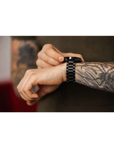 FORCELL Bracelet F-DESIGN FS06 pour SAMSUNG Watch 20 mm argenté
